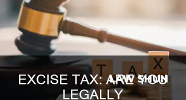 is it a law to pay excise tax
