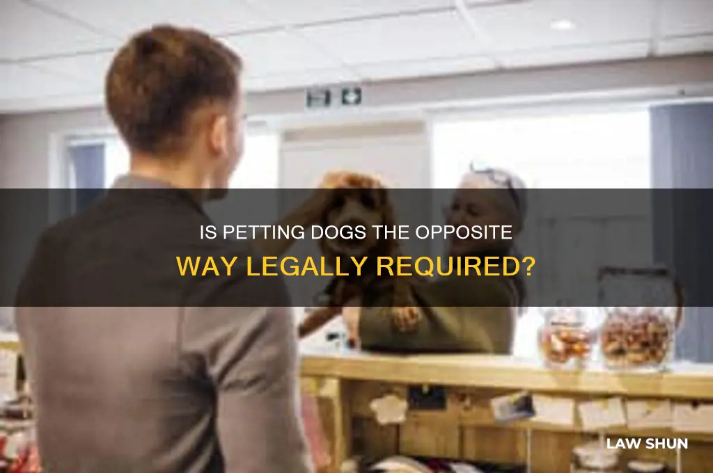 is it a law to pet a dog the opposite