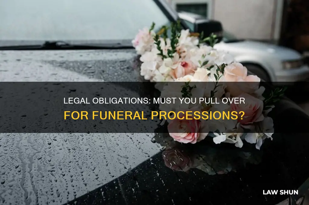 is it a law to pull over during funeral procession