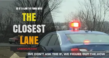 Is Turning into the Closest Lane a Legal Requirement?