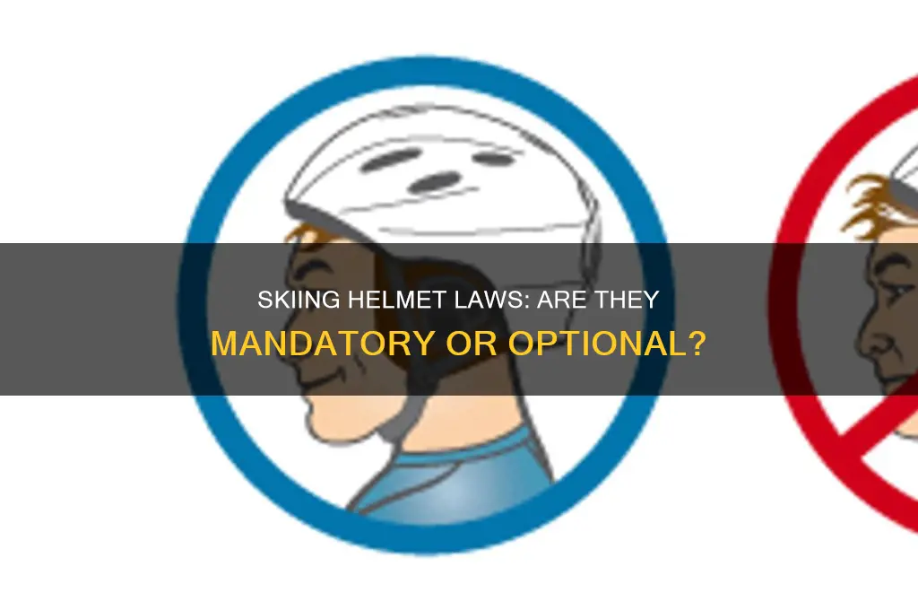 is it a law to wear a helmet while skiing