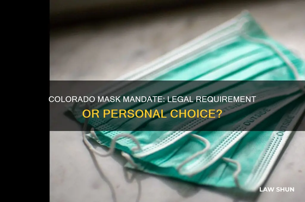 is it a law to wear a mask in colorado