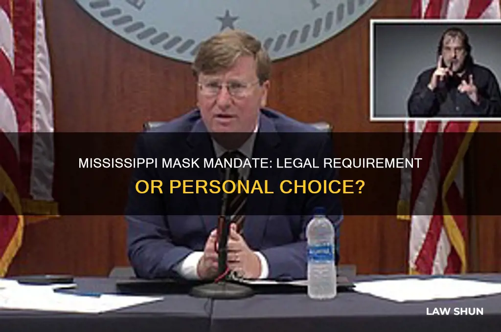 is it a law to wear a mask in mississippi
