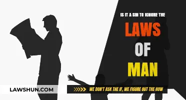 Ignoring Human Laws: Sinful Disobedience or Moral Gray Area?