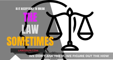 When is it Okay to Break the Law?