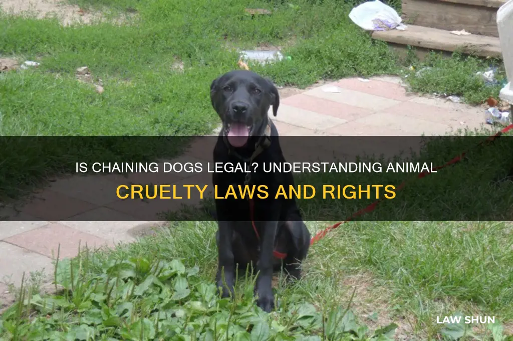 is it against law to have a dog on chain