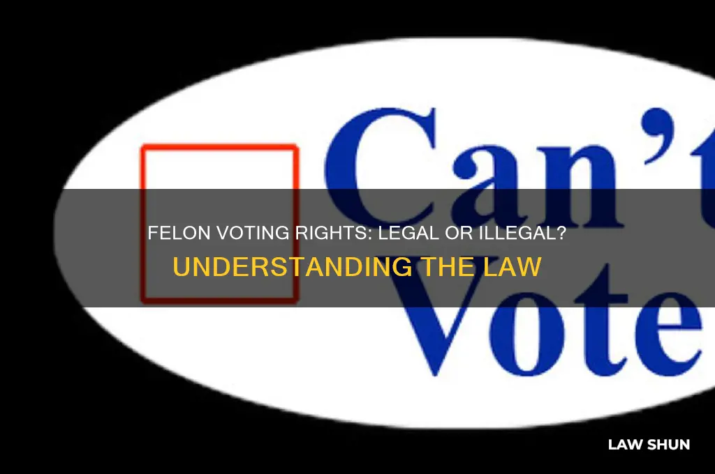 is it against the law for a felon to vote