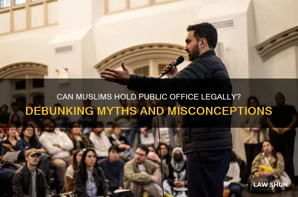is it against the law for muslim to hold office