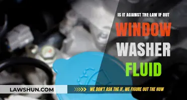 Is Using Out-of-State Window Washer Fluid Illegal? Legal Insights