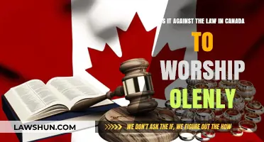The Strange Canadian Law: Worshiping Olenly