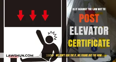 Is Skipping Elevator Certificate Posting a Legal Violation?