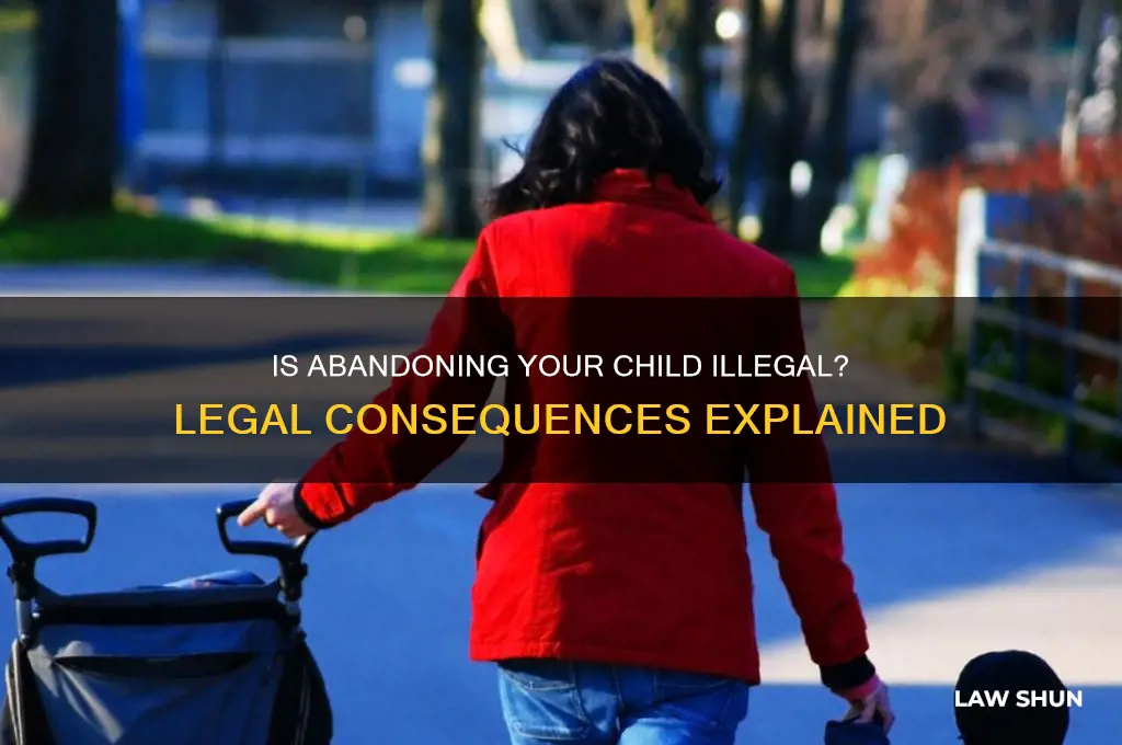 is it against the law to abandon your child