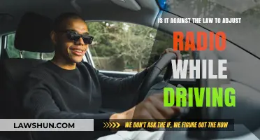 Adjusting the Radio While Driving: Legal or a Traffic Violation?