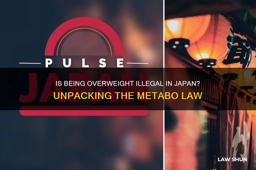 is it against the law to be overweight in japan