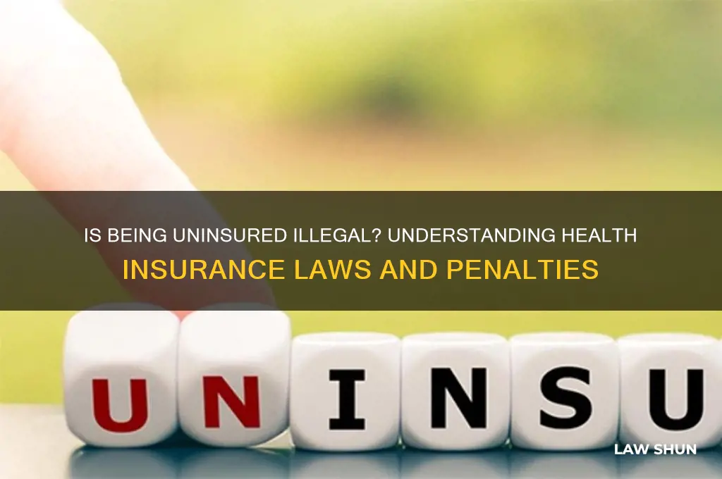is it against the law to be without health insurance