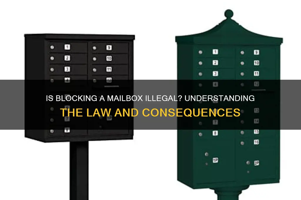 is it against the law to block someone