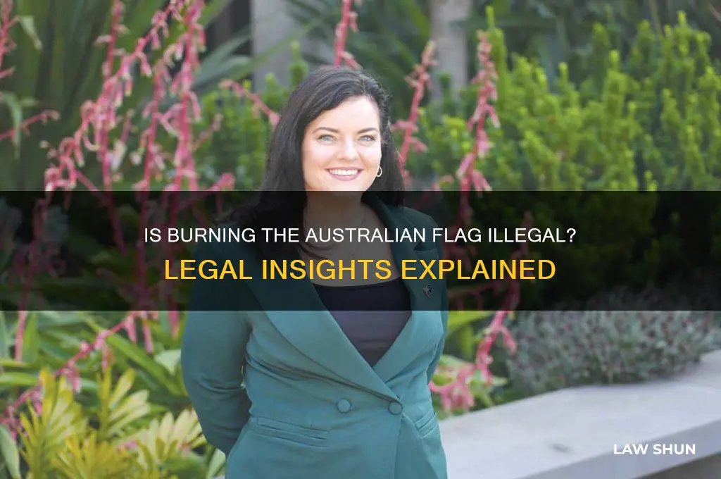 is it against the law to burn the australian flag