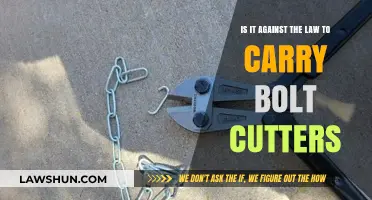 Is Carrying Bolt Cutters Legal? Understanding the Law and Risks