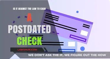 Is Cashing a Postdated Check Illegal? Legal Insights Explained