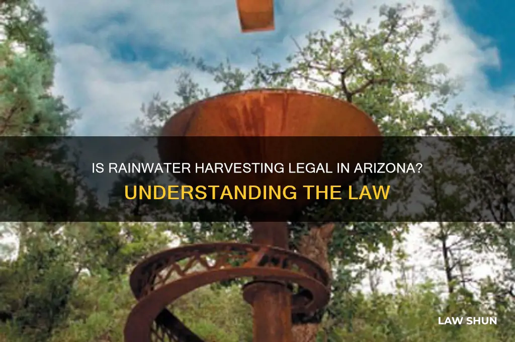 is it against the law to collect rainwater in arizona