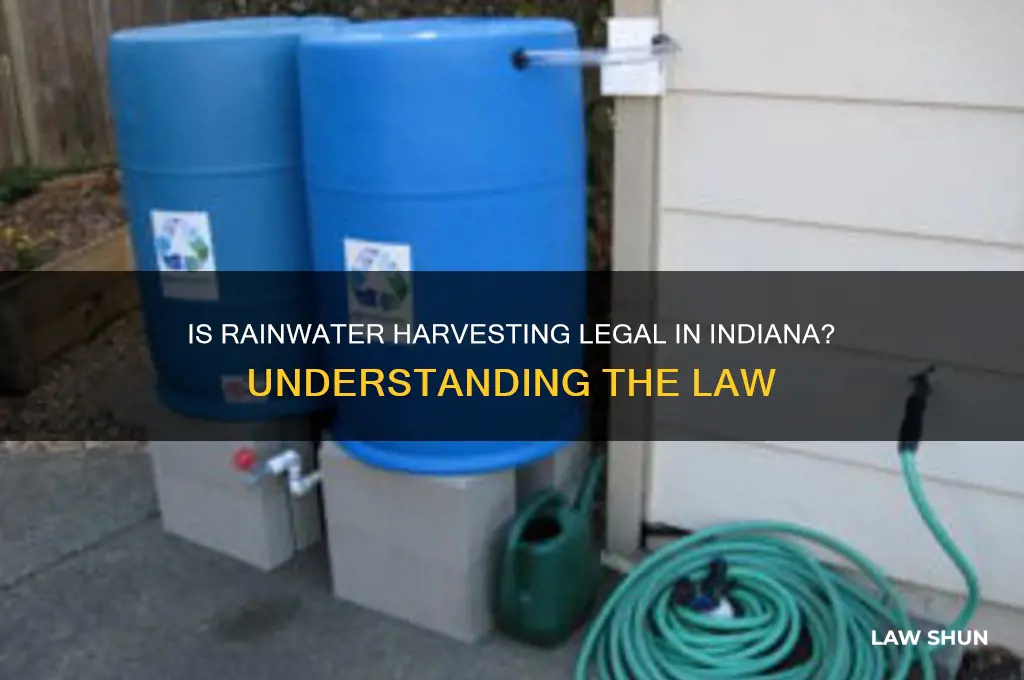 is it against the law to collect rainwater in indiana