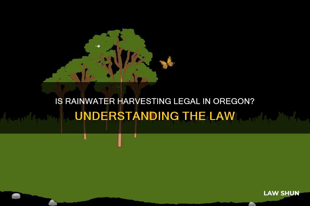 is it against the law to collect rainwater in oregon