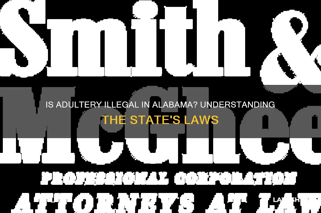 is it against the law to commit adultery in alabama