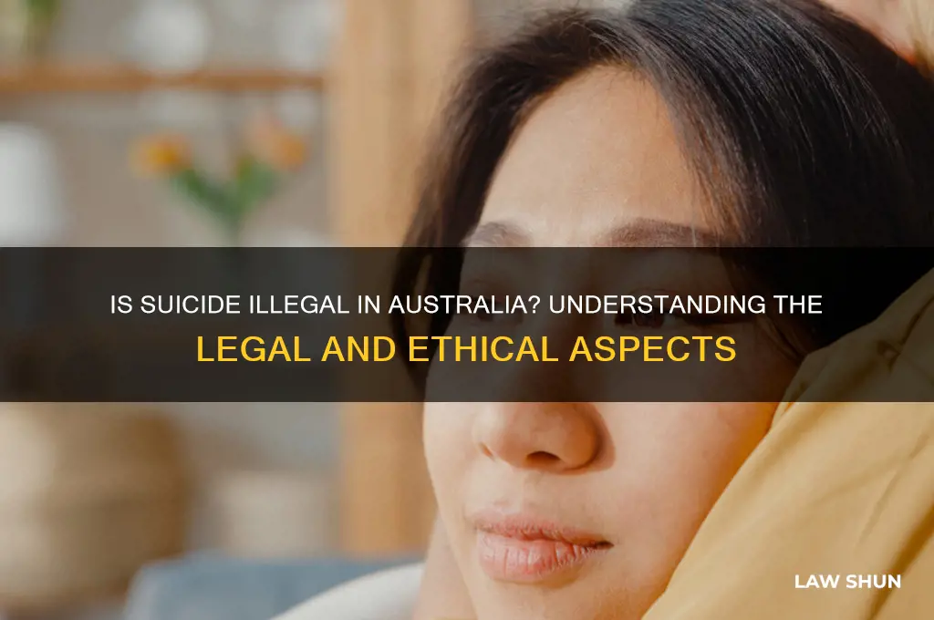 is it against the law to commit suicide in australia