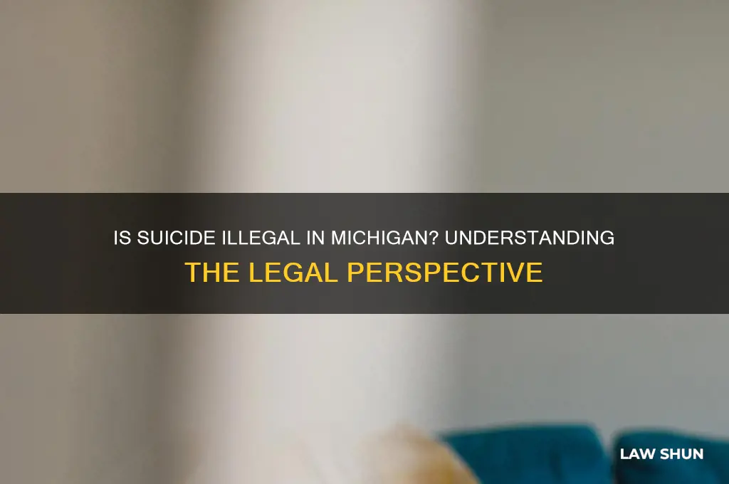 is it against the law to commit suicide in michigan