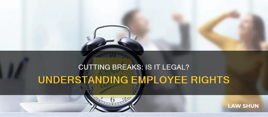 is it against the law to cut an employee