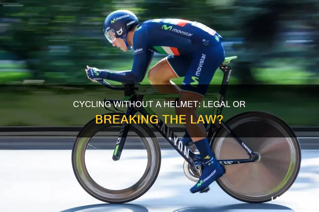 is it against the law to cycle without a helmet