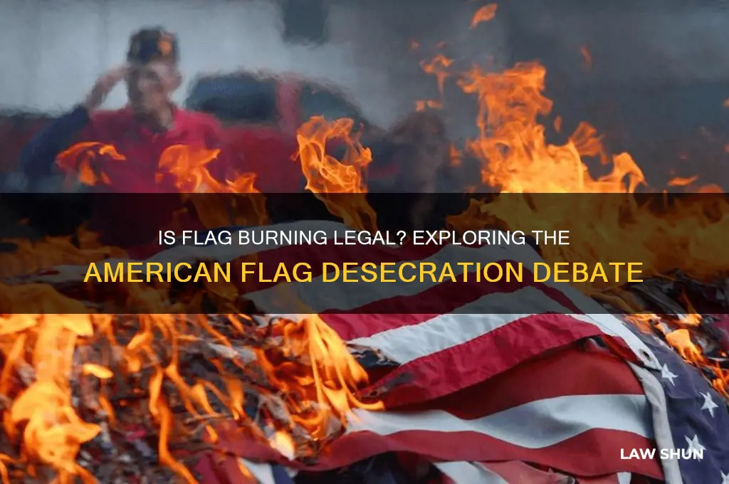 is it against the law to destroy the american flag