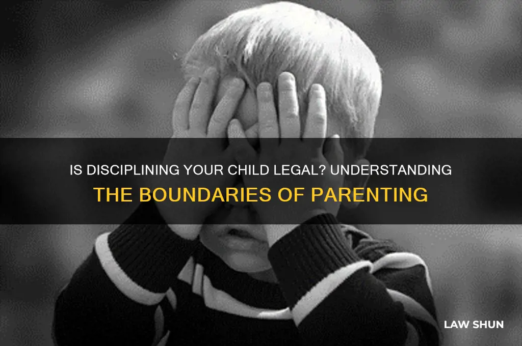 is it against the law to discipline your child