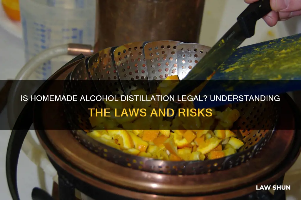 is it against the law to distill your own alcohol