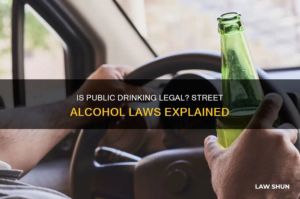 is it against the law to drink on the street