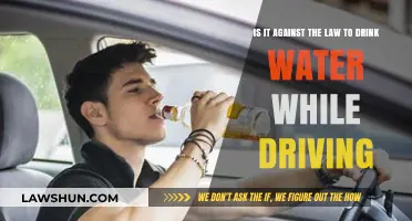 Drinking Water While Driving: Legal or a Traffic Violation?