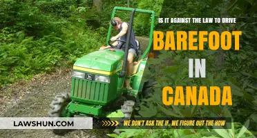 Barefoot Driving: Is It Legal in Canada?
