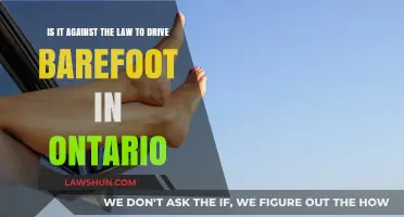 Is Driving Barefoot Legal in Ontario? The Law Explained