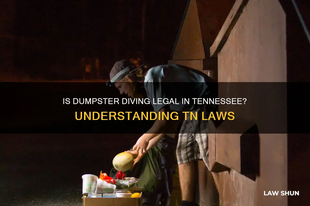 is it against the law to dumper dive in tn