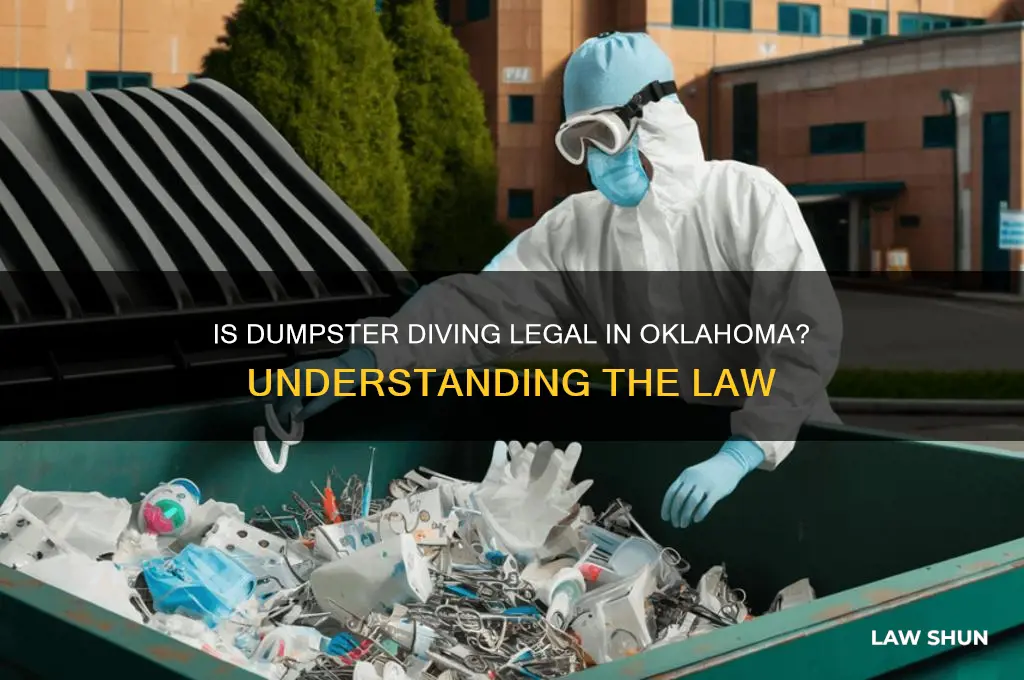 is it against the law to dumpster dive in oklahoma