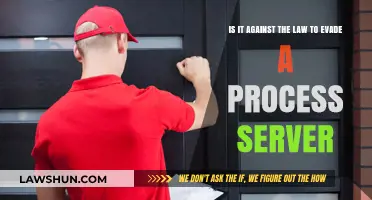 Is Evading a Process Server Illegal? Understanding Legal Consequences