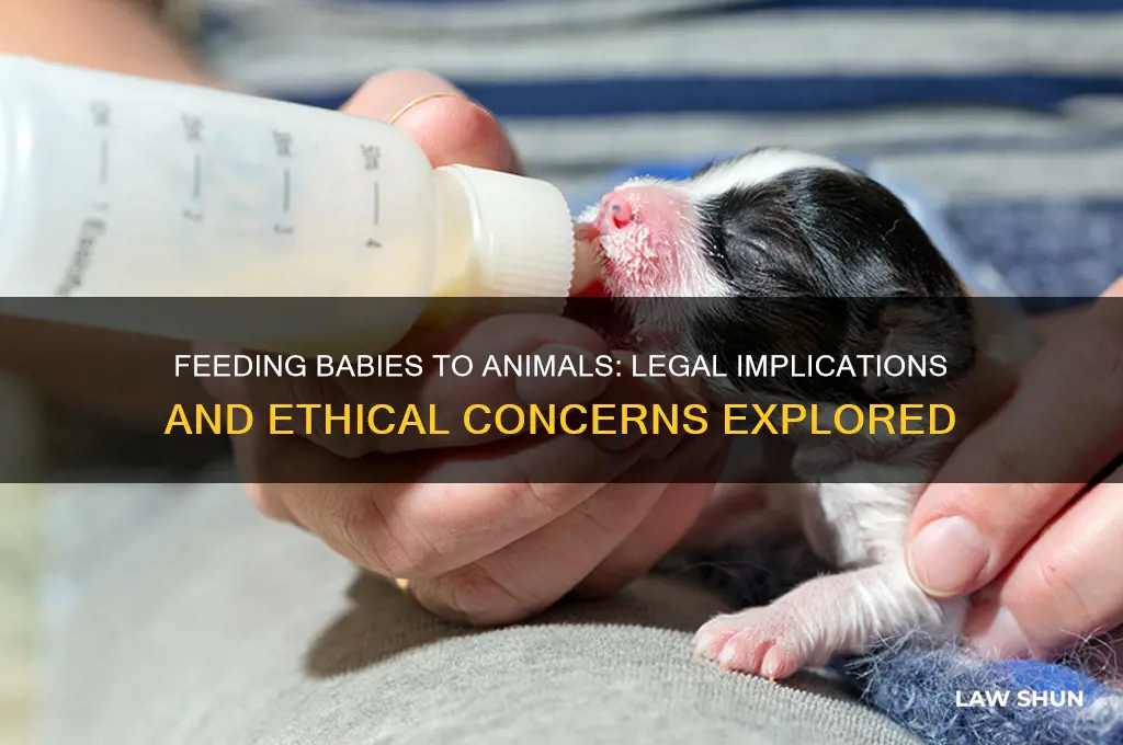 is it against the law to feed babies to animals