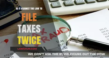 Filing Taxes Twice: Legal or Not?