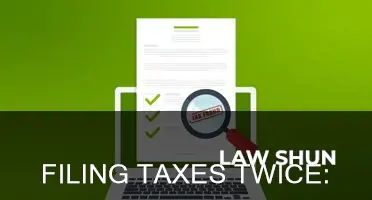 is it against the law to file taxes twice