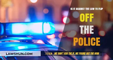 Is Flipping Off Cops Illegal? Understanding Your Rights and Limits