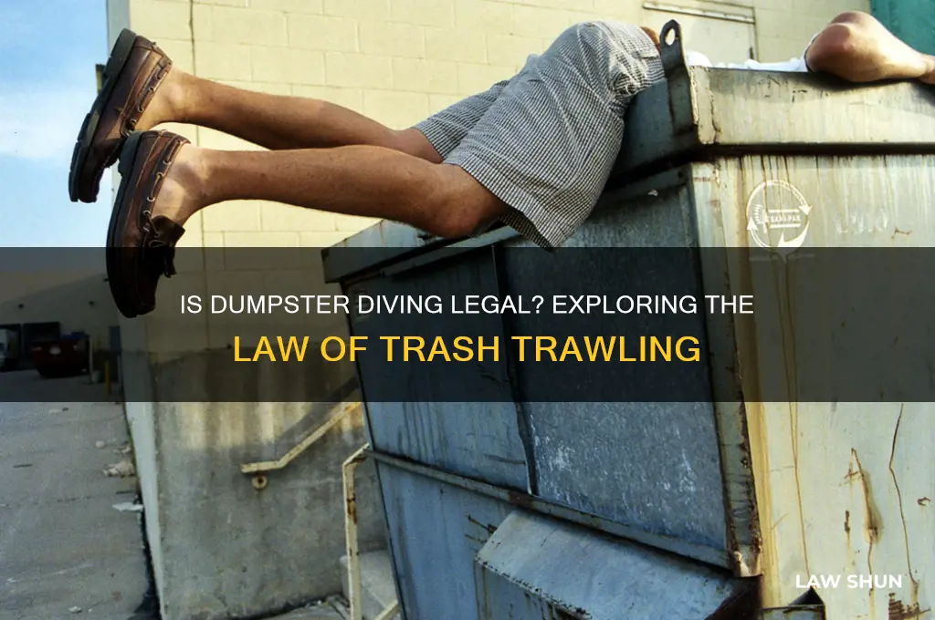 is it against the law to go through peoples trash