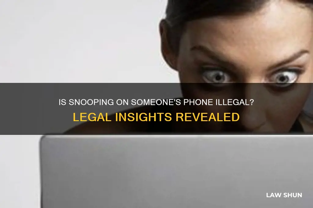 is it against the law to go through someone
