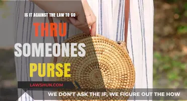 Is Rummaging Through Someone's Purse Illegal? Legal Insights Revealed