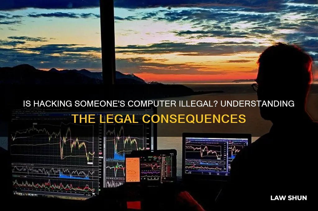 is it against the law to hack into someones computer