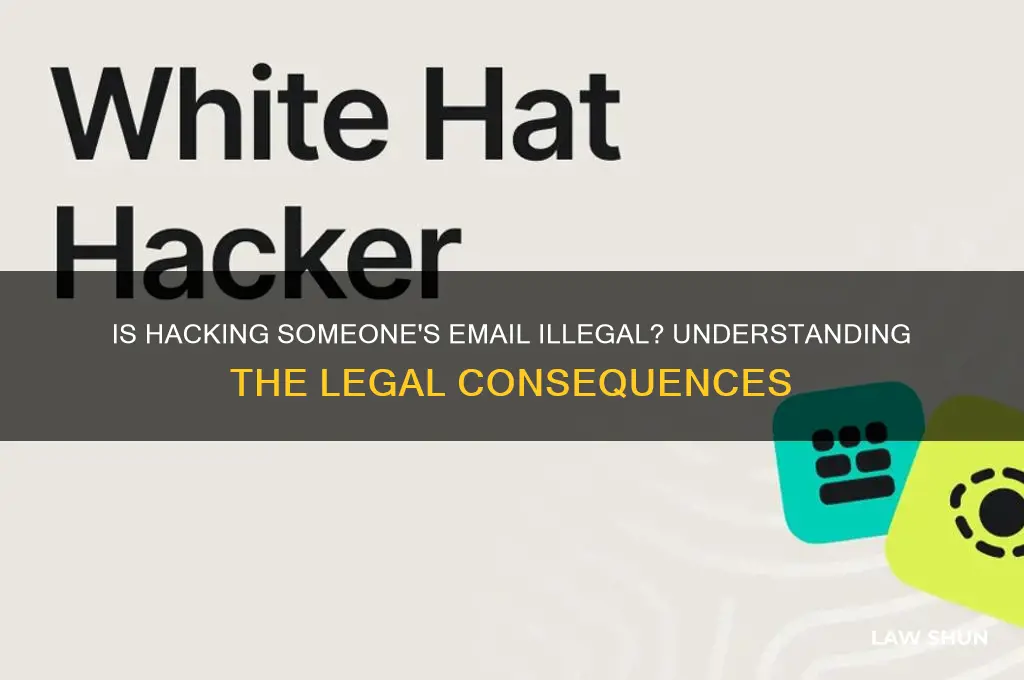 is it against the law to hack into someones email